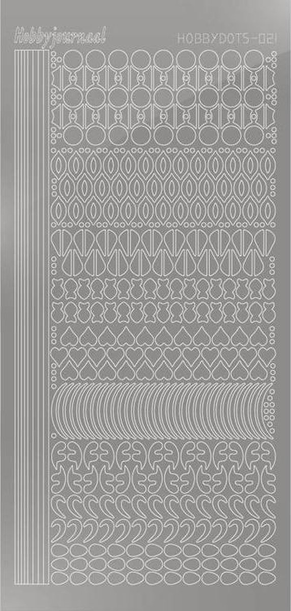 Hobbydots  Sticker - Spiegel -  Zilver