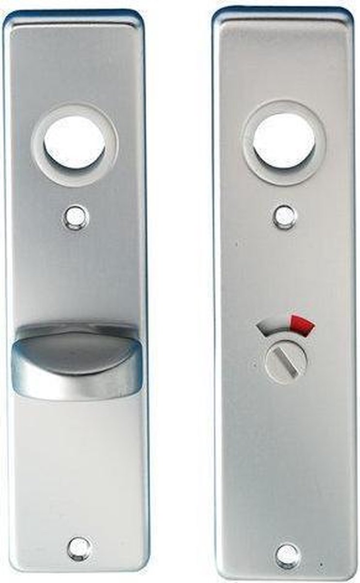 HOPPE Kortschilden 165 x 43 mm F1 vrij en bezet 63/8 mm alu.
