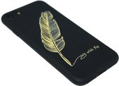 Goud veren hoesje siliconen Geschikt voor iPhone 8 Plus/ 7 Plus