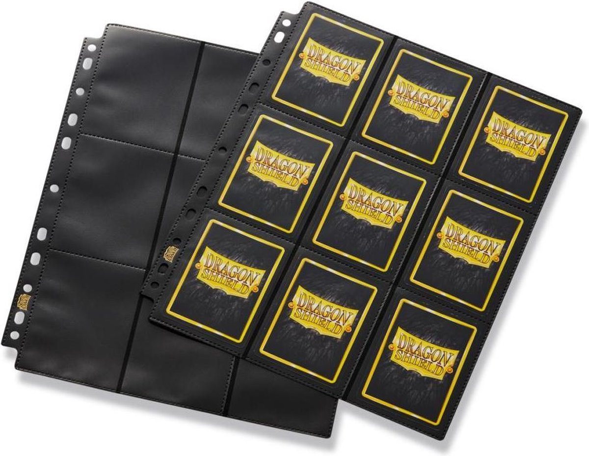 Bol.com Dragon Shield 18-Pocket Pages - Sideloader Zwart / Black aanbieding