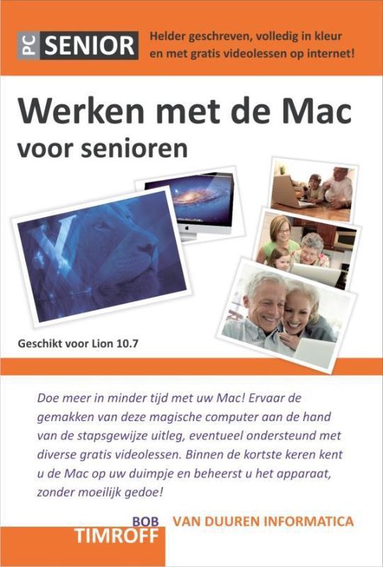 Cover van het boek 'Mac OS X 10,7 (Lion) voor Senioren' van W. de Feiter