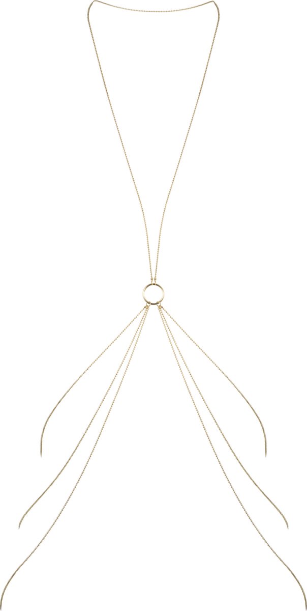 Goedkoopste Bijoux Indiscrets - Magnifique 8 Lichaamsketting Goud