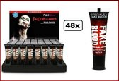 48x Fake Blood gel 10 ml in display ( halloween makeup )