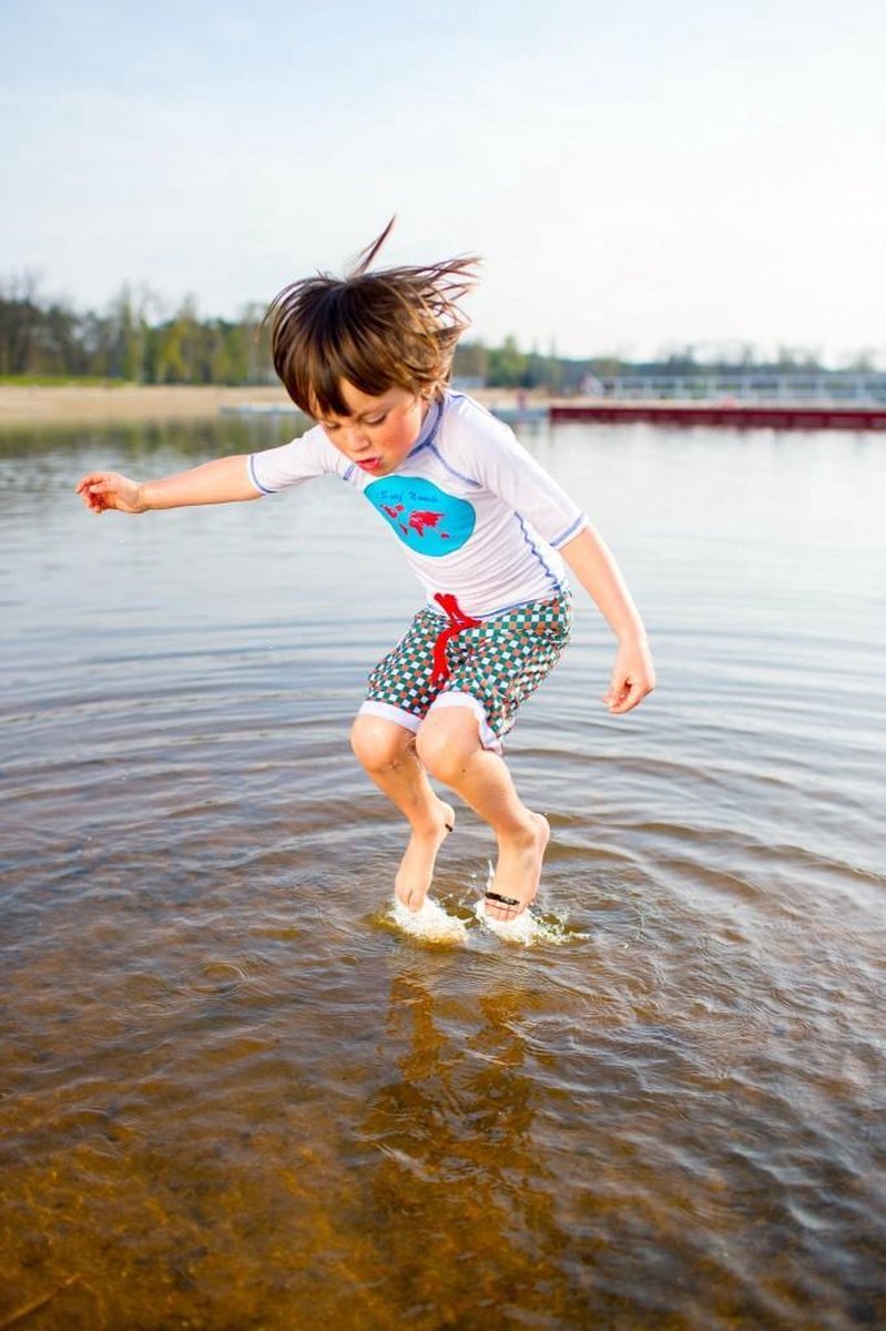 Ducksday - zwemshort - zwembroek - boardshort - jongen - UPF50+ - Tile - 4 jaar — afbeelding 4