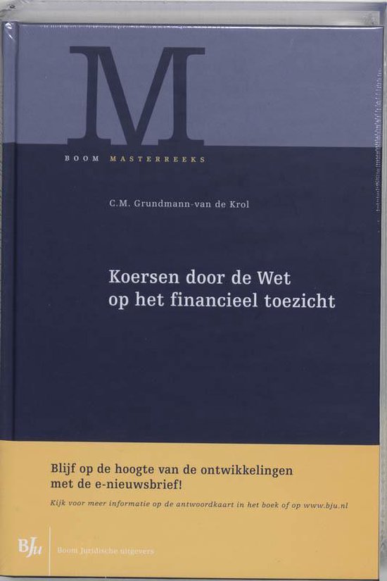 Koersen door de Wet op het financieel toezicht - cover