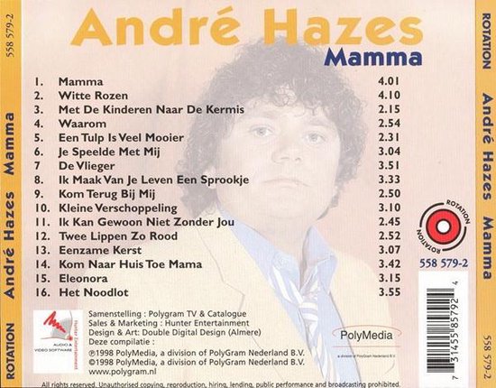 Mamma, André Hazes | CD (album) | Muziek | bol.com