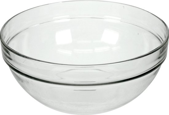 Saladier En Verre Empilable 24cm COCOON | Maisons Du Monde