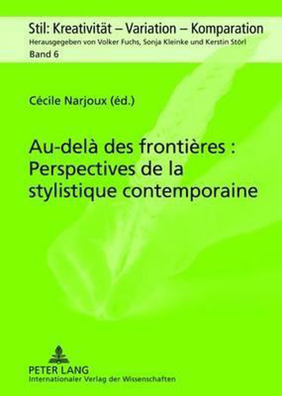 Au-delà des frontières : Perspectives de la stylistique co ... - cover