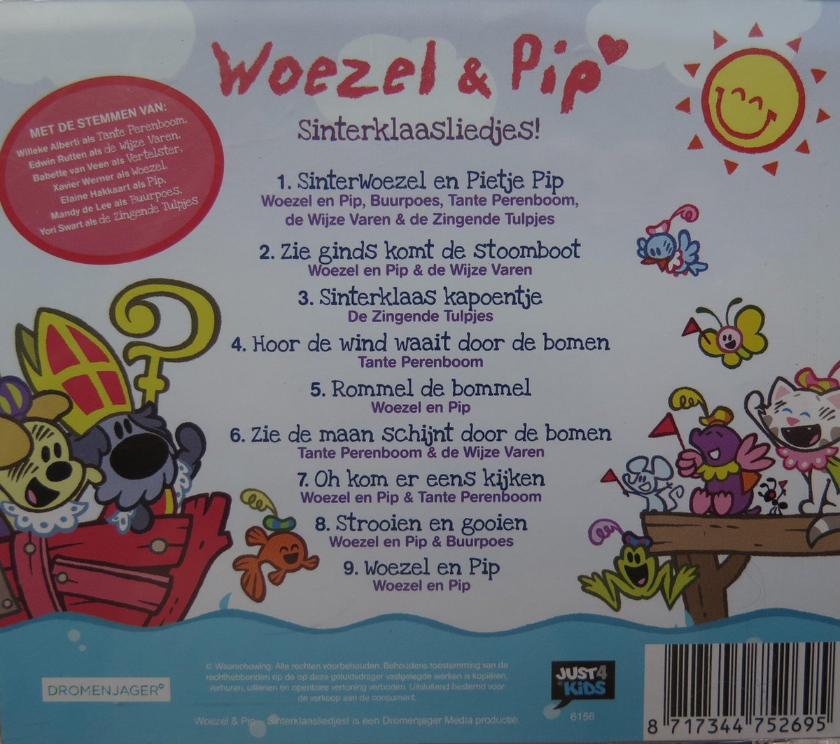 Indringing Gang Harnas Woezel en Pip CD - Sinterklaasliedjes!, Children | CD (album) | Muziek |  bol.com