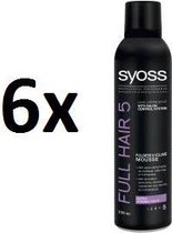Syoss Mousse Full Hair 5 250 ml 6 stuks Voordeelverpakking
