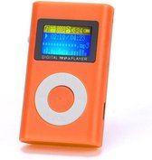 Digitale Mp3 speler - Mini Mp3 Voor Muziek met Scherm - Ondersteunt Micro Sd-Geheugen Tot 32 GB Orange