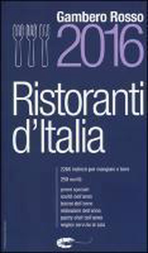 Ristoranti d'Italia 2016 - cover