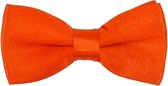 Fako Fashion® - Kinder Vlinderstrik - Vlinderdas - Kinderstrik - Strik - Effen - 10cm - Oranje