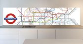 Keuken achterwand: "The Tube" 400x70 cm
