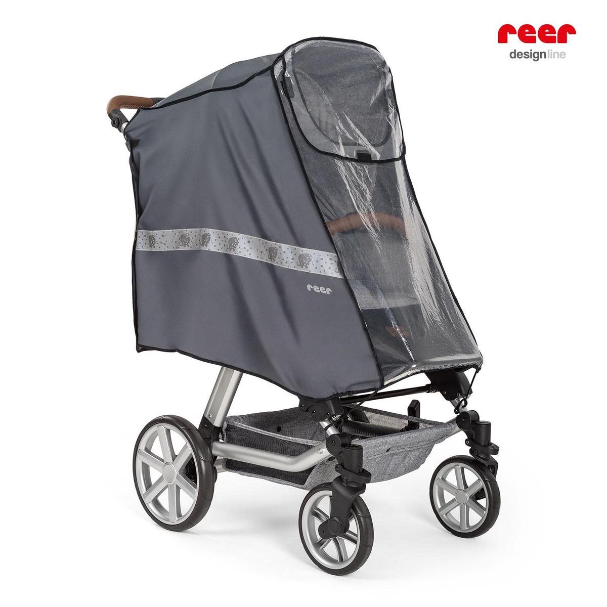 REER Designline Active regenbescherming voor buggy's en wandelwagens | Antraciet