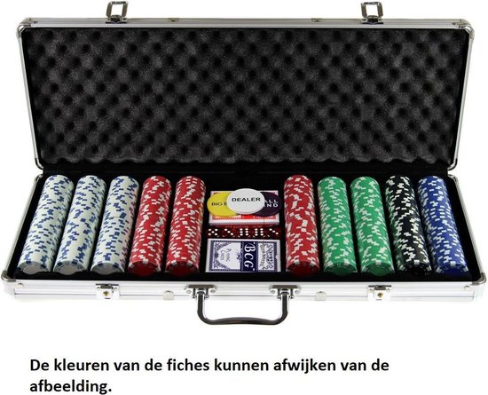 Afbeelding van het spel Poker koffer Alu 500 dice-fiches 11.5 gr.
