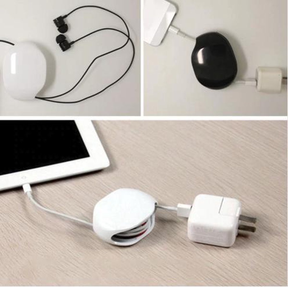 AHANDMAKER 15 Stks Hart Cord Organizer, Cord Keeper Oordopjes Houder Hoofdtelefoon Kabel Bandjes Draad Organizer Oortelefoon Winder Lederen Kabel Management Opslag Riemen voor Elektronica Oordopjes