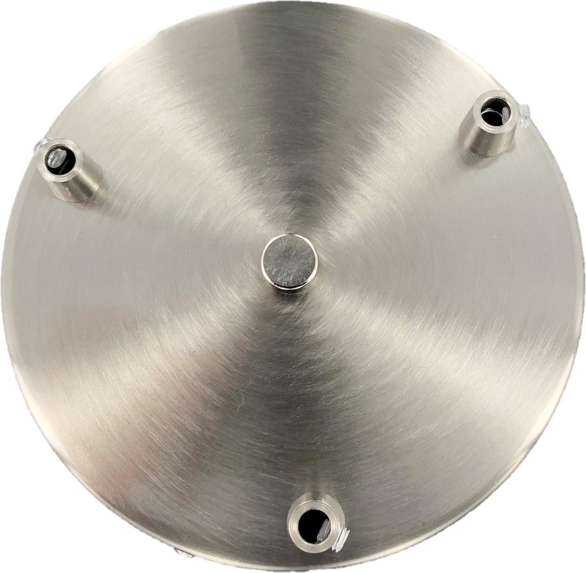 Plafondkap rond 15cm met beugel, M10 gaten Staal