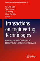 Lecture Notes in Electrical Engineering 275 - Transactions on Engineering Technologies