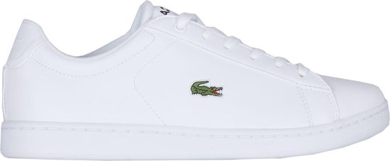 Lacoste Carnaby Evo JR Sneaker Sneakers - Maat 38 - Unisex - wit/groen/blauw