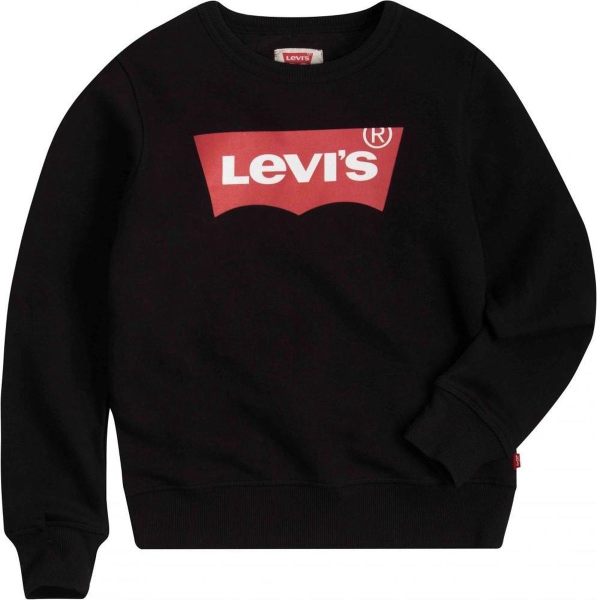 Levi´s ® Kids Batwing Crew Sweatshirt 6 Years Jongens Meisjes Zwart