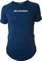 Gymlethics - NO EXCUSES - Blauw - Sportshirt