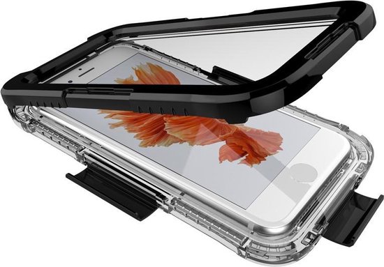 iPhone 6/6s - Waterdicht Hoesje Zwart IP68 Certifering het Zwemmen Skiën... |