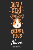 Just A Girl Who Loves Guinea Pigs - Nova - Notebook