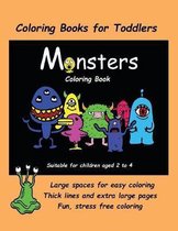 Coloring Books for Toddlers (Monsters Coloring Book)