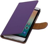 Bookstyle Wallet Case Hoesje Geschikt voor Huawei Honor 7i Paars