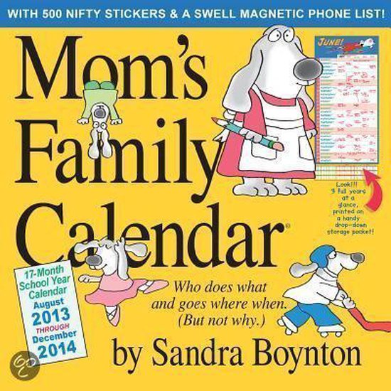 Mom's Family Calendar, Sandra Boynton 9780761172727 Boeken