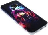 Leeuwen kleuren hoesje siliconen Geschikt Voor Samsung Galaxy S7