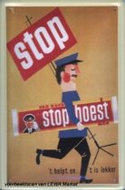 Stophoest reclame Red Band Stophoest reclamebord 10x15 cm