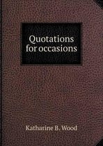 Quotations for occasions