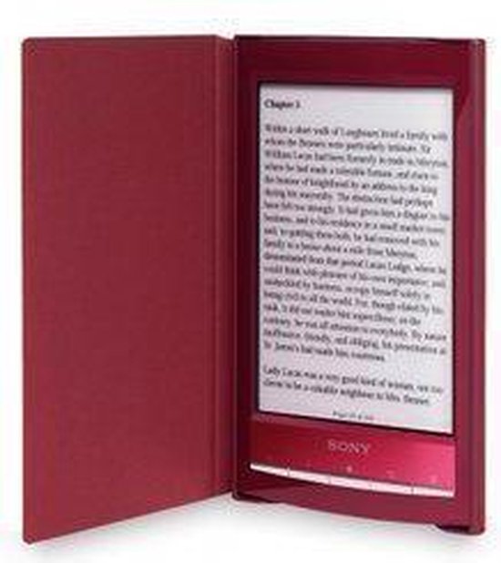 Sony Reader™ Standaard Cover voor PRST2 Rood
