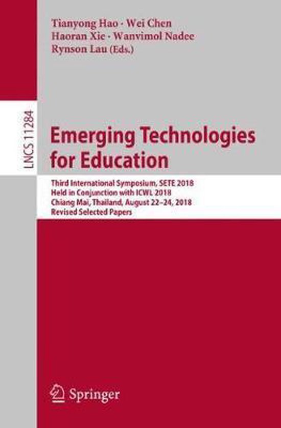 Lecture Notes in Computer Science11284- Emerging Technologie ... - cover
