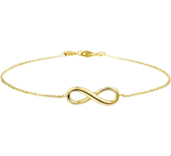 Foto: Huiscollectie armband goud infinity 1 0 mm 16 5 2 cm