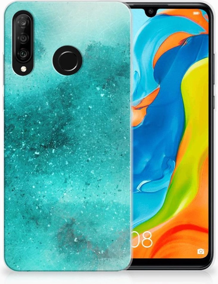 Hoesje maken Huawei P30 Lite Painting Blue