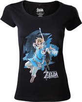 Zelda Breath of the Wild - Female T-Shirt Link with Arrow - L