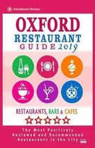 Oxford Restaurant Guide 2019