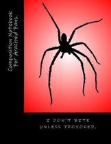 Composition Notebook for Arachnid Fans