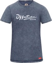 Freestyler .. T-Shirt Slim fit Indigo Raw Blue - Maat M - Off Side - incl. Gratis rugzak