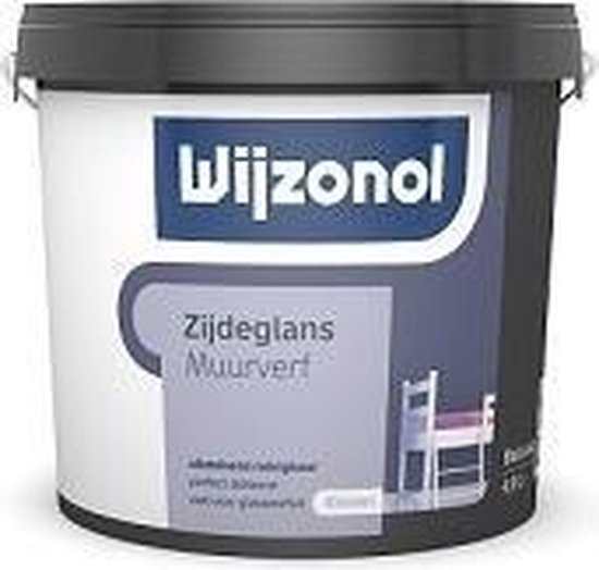 jaloezie voor de helft voorkomen Wijzonol Muurverf Zijdeglans RAL 9003 Signaalwit 2,5 Liter | bol.com