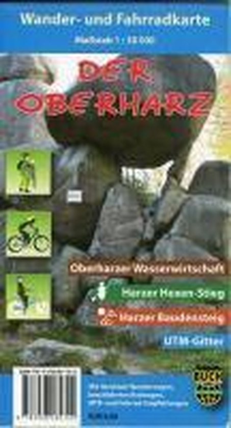 Der Oberharz Wander- und Fahrradkarte 1 : 30 000 - cover