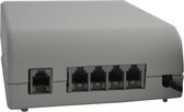 ODYSEUS 1/4 ANALOGE CENTRALE geschikt voor 1 analoge netlijn en 4 toestellen met FSK-Nummerweergave
