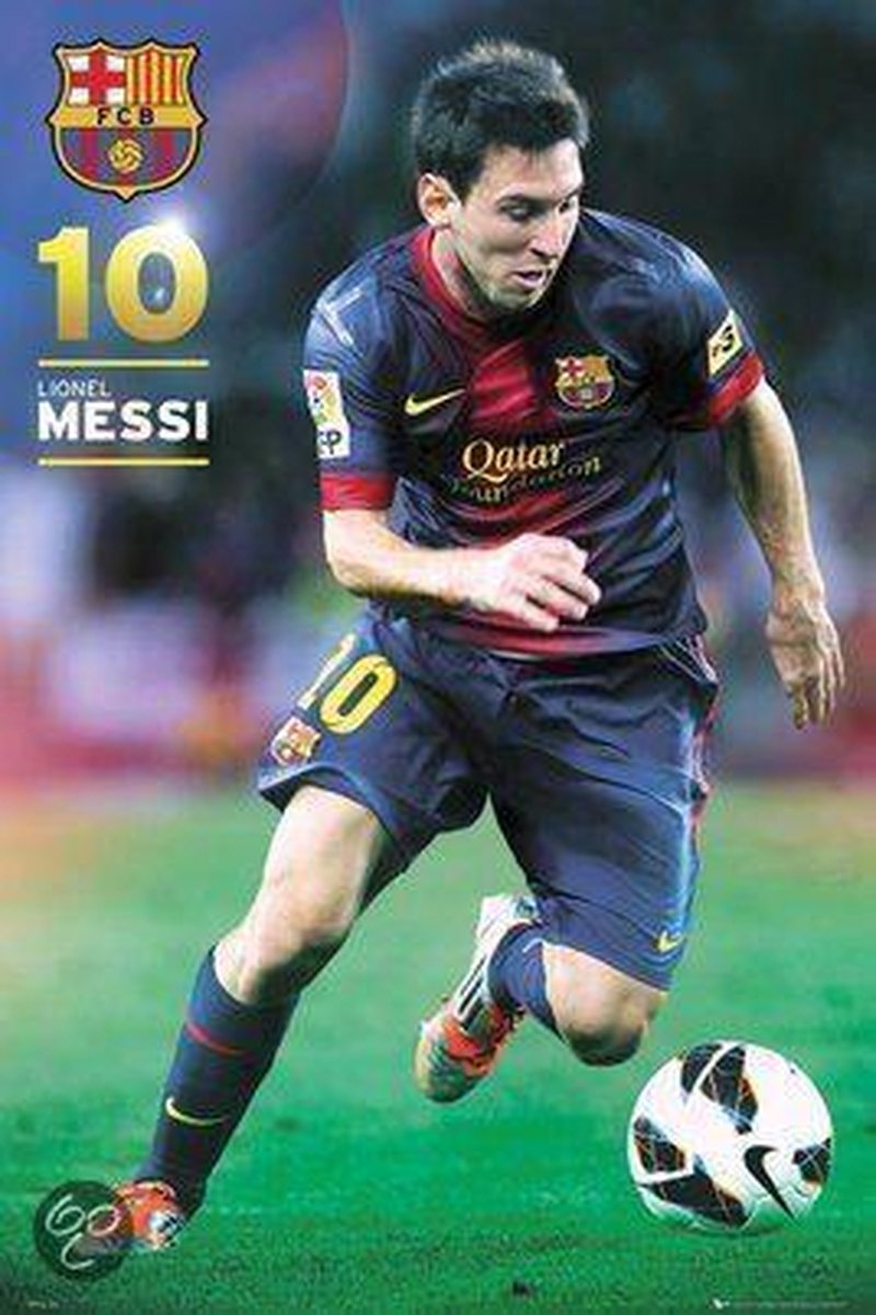 Poster barcelona 61x92 cm: Messi (SP0914)