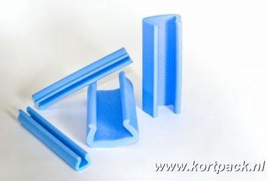 Nomapack - U tulip profielen - 80 -100mm x 200cm - Blauw - 36 Stuks per verpakking - (054.0206)