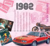 Historische verjaardag Cd-kaart 1982