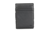 Garzini Magic Wallet Essenziale met Muntvak RFID Leder Nappa Edition Zwart