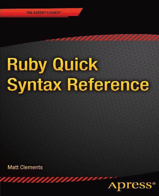 Ruby Quick Syntax Reference - cover